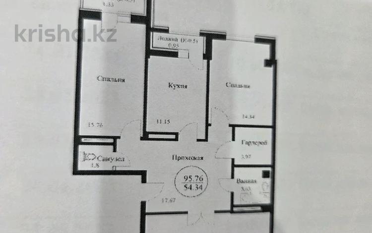 3-бөлмелі пәтер · 96 м² · 3/9 қабат, Е- 418, бағасы: 38 млн ₸ в Астане, Нура р-н — фото 22