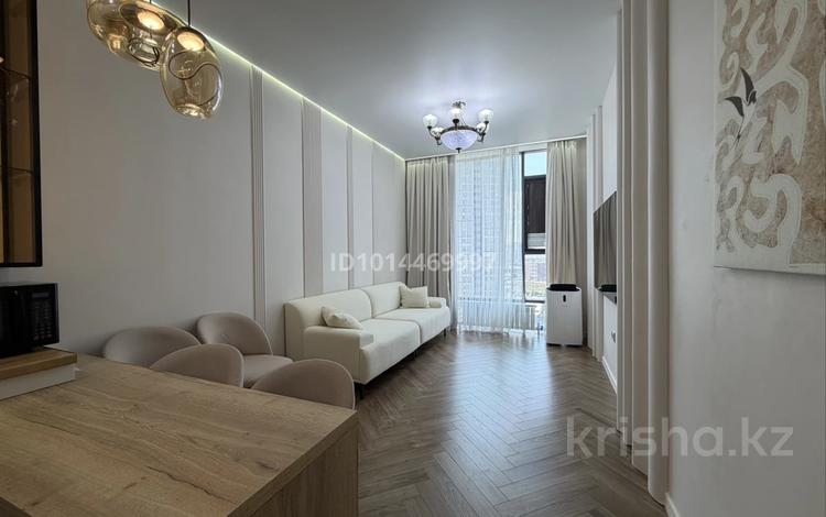 2-комнатная квартира · 50 м² · 9/21 этаж, Мангилик Ел 62 за 400 000 ₸ в Астане, Есильский р-н — фото 2