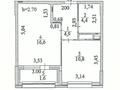 1-комнатная квартира · 38.3 м² · 5/9 этаж, Туран 57/4 — Бухар Жырау за 27 млн ₸ в Астане, Нура р-н