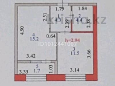 1-бөлмелі пәтер · 37.1 м² · 5/10 қабат, кенесары 64, бағасы: 25.5 млн ₸ в Астане, р-н Байконур