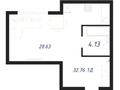 1-комнатная квартира · 31.6 м² · 12/15 этаж, Ахмет Байтурсынулы 16/3 за 17 млн ₸ в Астане, Сарайшык р-н — фото 5