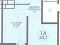 1-комнатная квартира · 41 м² · 11/21 этаж, Толе би 19а за 23 млн ₸ в Астане, Нура р-н