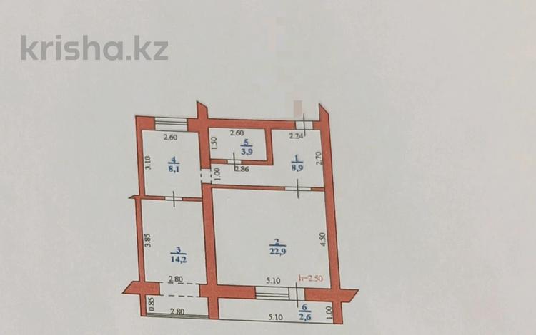2-комнатная квартира · 61 м² · 2/5 этаж, Хусаинова за 18.5 млн 〒 в Уральске — фото 6