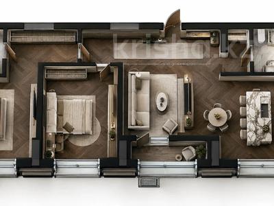 3-комнатная квартира · 78 м² · 7/9 этаж, Шамши Калдаяков 10 за 58 млн ₸ в Астане, Сарайшык р-н