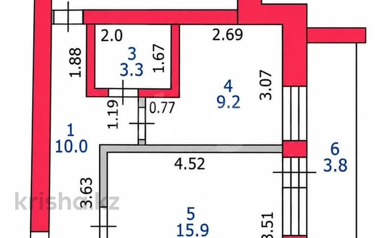 2-бөлмелі пәтер · 54.9 м² · 5/9 қабат, Валиханова 1/3, бағасы: ~ 25.8 млн ₸ в Петропавловске — фото 11