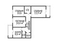 3-комнатная квартира · 70.2 м² · 4/9 этаж, Курганская 2а за 37 млн ₸ в Костанае