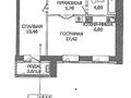 2-комнатная квартира, 48 м², 11/12 этаж, Айтматова 2 — Е164 за 17.2 млн 〒 в Астане