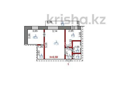2-бөлмелі пәтер · 48 м² · 1/9 қабат, Парковая 110 а — Парковая район аттракционов, бағасы: 25 млн ₸ в Рудном