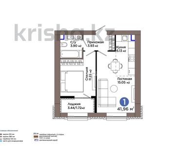 2-комнатная квартира · 42 м² · 4/12 этаж, Е 909 29 за 27.5 млн ₸ в Астане, Нура р-н