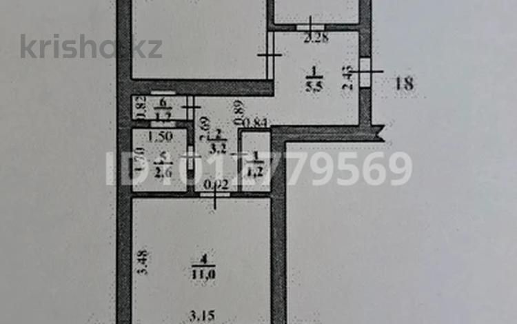 2-бөлмелі пәтер · 48.6 м² · 3/5 қабат, мкр. Зачаганск пгт 23 — Сагынгали Сейитова, бағасы: 10.5 млн ₸ в Уральске — фото 2