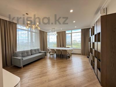 3-комнатная квартира · 120 м² · 8/18 этаж, Бухар жырау за 1.3 млн ₸ в Астане, Есильский р-н