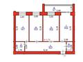 3-комнатная квартира · 87.3 м² · 1/5 этаж, мкр Северо-Восток 29/1 за 37.5 млн ₸ в Уральске — фото 6