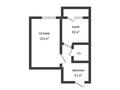 1-бөлмелі пәтер · 41.3 м² · 3/5 қабат, Юбилейный 20, бағасы: 20.5 млн ₸ в Костанае — фото 24