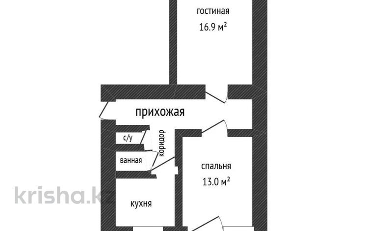 2-бөлмелі пәтер · 51.3 м² · 5/5 қабат, 2 ш/а., бағасы: 13.2 млн ₸ в Актобе, мкр 8 — фото 17