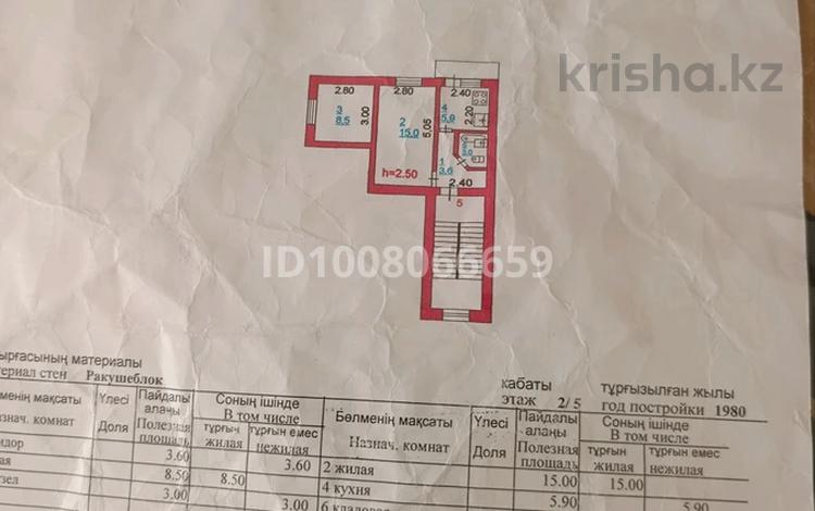 2-бөлмелі пәтер · 36.4 м² · 2/5 қабат, мкр СМП 136, СМП 3 — ГАИ., бағасы: 12.5 млн ₸ в Атырау — фото 2
