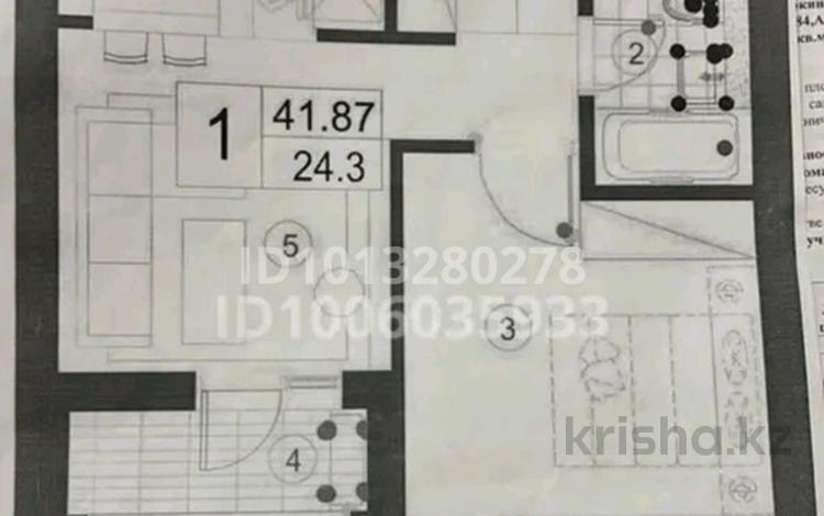 2-бөлмелі пәтер · 42 м² · 5/7 қабат, Байтурсынова 38 — Нурлы жол, бағасы: ~ 17 млн ₸ в Астане, Сарайшык р-н — фото 2