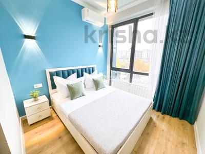 Аренда квартир посуточно в Алматы: 2-комнатная квартира · 50 м² · 8/13 этаж, Утепова 20 за 18 000 〒 2-комнатная квартира · 50 м² · 8/13 этаж, Утепова 20 за 18 000 〒 в Алматы, Бостандыкский р-н
