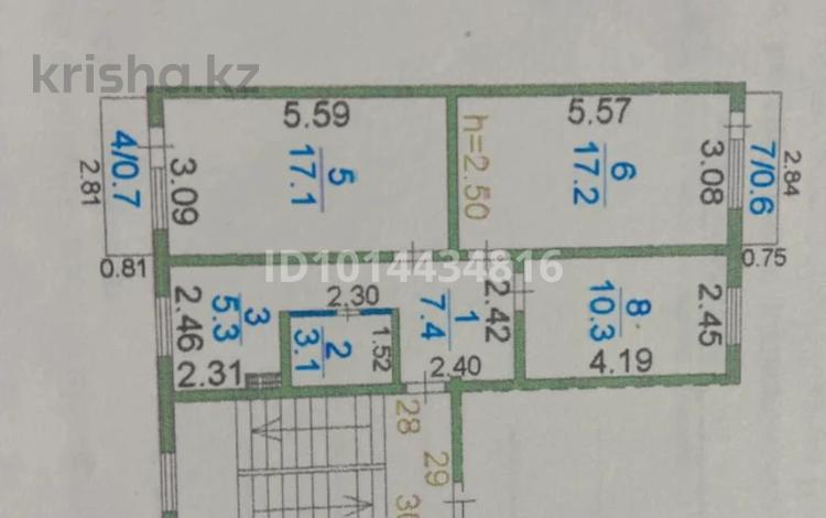 3-бөлмелі пәтер · 61.7 м² · 5/5 қабат, Абая 64, бағасы: 12 млн ₸ в Сатпаев — фото 2