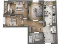 3-комнатная квартира · 95.3 м² · 16/23 этаж, Сарыарка 1б — Сарыарка/ Тарас Шевченко за 46 млн ₸ в Астане, Сарыарка р-н