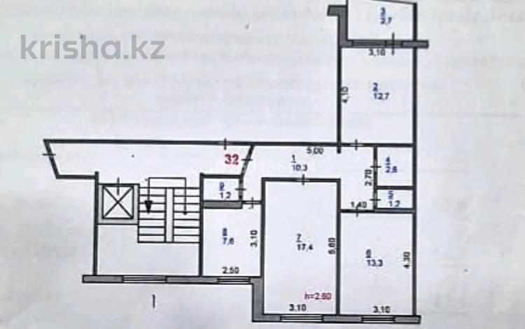 3-комнатная квартира · 70 м² · 8/9 этаж, Камзина 27 за 13.5 млн ₸ в Аксу — фото 2