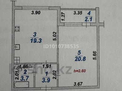 1-комнатная квартира · 50.9 м² · 1/9 этаж, мкр Шугыла, Шугыла 340/33к5 за 42 млн ₸ в Алматы, Наурызбайский р-н