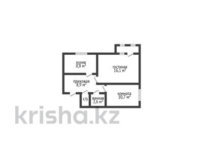 2-комнатная квартира, 49.3 м², 6/6 этаж, Юрия Гагарина 23 за 12.7 млн 〒 в Костанае