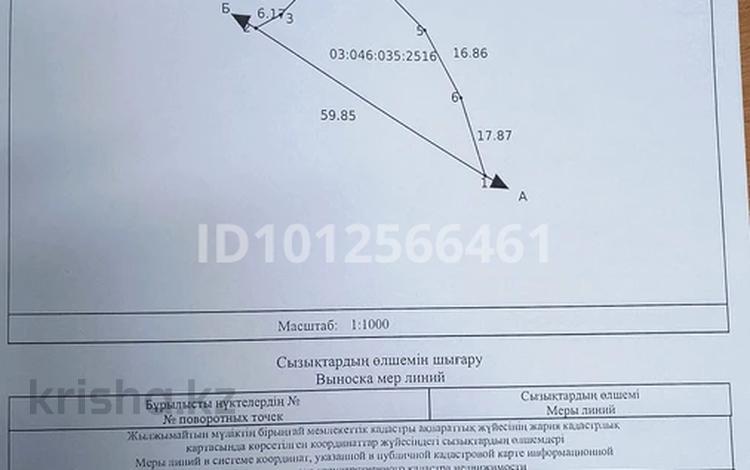 Участок · 9.66 соток, Аскар Токпанов — Лёлик болик за 11.5 млн ₸ в Жайнак (Комсомоле) — фото 2