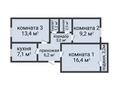3-комнатная квартира · 60 м² · 3/6 этаж, Алтынсарина за 27 млн ₸ в Костанайской обл. — фото 2