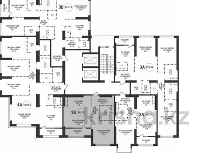 2-комнатная квартира · 59.74 м² · 3/9 этаж, Проспект Аль-Фараби и улица Маркова за 88.9 млн ₸ в Алматы, Бостандыкский р-н