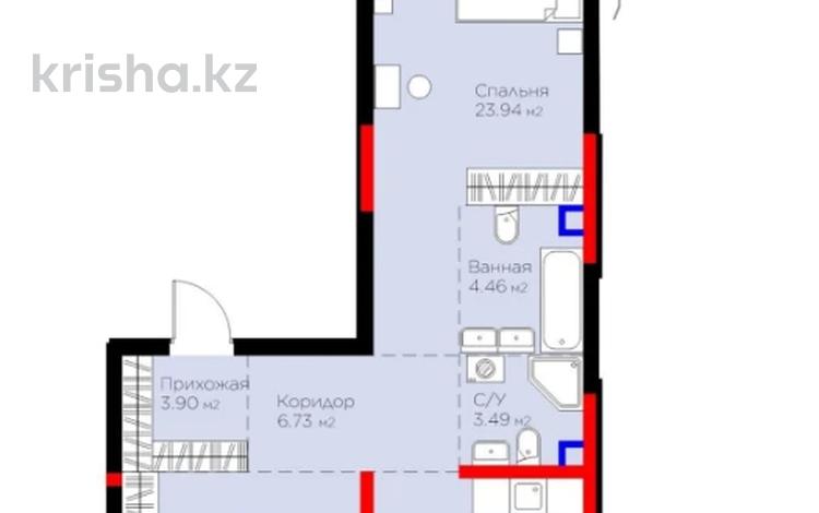 2-комнатная квартира · 90.6 м² · 1/3 этаж, Култобе 1/2 — Цена со скидкой 117 055 200 за ~ 137.7 млн ₸ в Алматы, Бостандыкский р-н — фото 2