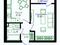 1-бөлмелі пәтер · 37.15 м² · 5/12 қабат, Бейбарыс Султан 8, бағасы: ~ 18 млн ₸ в Астане, Сарыарка р-н
