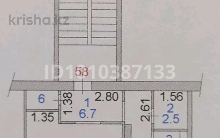 1-бөлмелі пәтер · 38.9 м² · 5/5 қабат, Юность 31, бағасы: 14 млн 〒 в Семее — фото 2