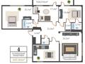 4-комнатная квартира · 172.1 м² · 7/7 этаж, мкр Комсомольский, Акмешит 19 за ~ 115.3 млн 〒 в Астане, Есильский р-н — фото 7