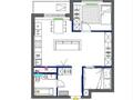 2-бөлмелі пәтер · 49.3 м² · 10/10 қабат, Сейфуллина 51, бағасы: 37 млн ₸ в Алматы, Турксибский р-н — фото 19