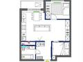 2-бөлмелі пәтер · 49.3 м² · 10/10 қабат, Сейфуллина 51, бағасы: 36 млн ₸ в Алматы, Турксибский р-н — фото 4
