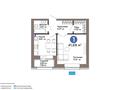 1-бөлмелі пәтер · 41.7 м² · 4/8 қабат, Турар Рыскулов 18/5, бағасы: 31.9 млн ₸ в Астане, Есильский р-н