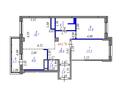 3-комнатная квартира · 76 м² · 13/14 этаж, Кордай 77 — Кошкарбаева за 38 млн ₸ в Астане, Алматы р-н — фото 12