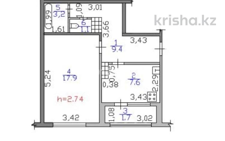 1-комнатная квартира · 40.9 м² · 1/5 этаж, ул. Таира Жарокова 302 за 35 млн ₸ в Алматы, Бостандыкский р-н — фото 2