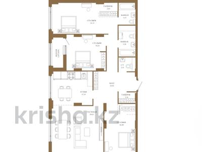 4-комнатная квартира · 138.08 м² · 8/18 этаж, Достык 8/5 за ~ 93.9 млн ₸ в Астане