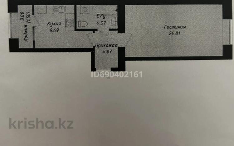 1-комнатная квартира, 44.6 м², 2/9 этаж, Айтматова 77/2 за 18.5 млн 〒 в Астане, Сарыарка р-н — фото 2