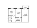 2-комнатная квартира · 51.1 м² · 4/5 этаж, 7-й Микрорайон 8 за 22.7 млн ₸ в Костанае — фото 12