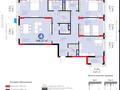 4-бөлмелі пәтер · 148.37 м² · 7/9 қабат, ​Аль-Фараби, ВИДОВАЯ 3/2 — Аль-фараби и Керей жанибек хандар пересечение, бағасы: 148 млн ₸ в Астане, Есильский р-н