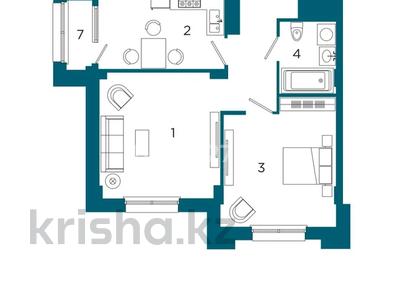 2-комнатная квартира, 66 м², 5/10 этаж, 9 16 — Тауелсыздык за 40.8 млн 〒 в Астане, Алматы р-н