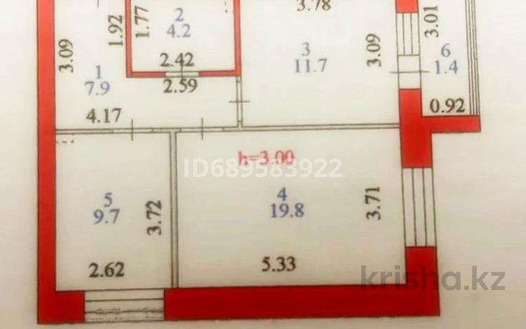 2-комнатная квартира, 55 м², 9/10 этаж, мкр Комсомольский, Аккум 22 за 28.5 млн 〒 в Астане, Есильский р-н — фото 12