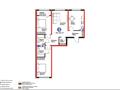 3-бөлмелі пәтер · 94.49 м² · 6/6 қабат, Дарабоз, Бауыржана Момышулы 11/12а, бағасы: 75 млн ₸ в Алматы, Алатауский р-н