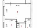 2-комнатная квартира · 45 м² · 4/4 этаж, проспект Строителей — Республики за 5 млн ₸ в Темиртау — фото 16