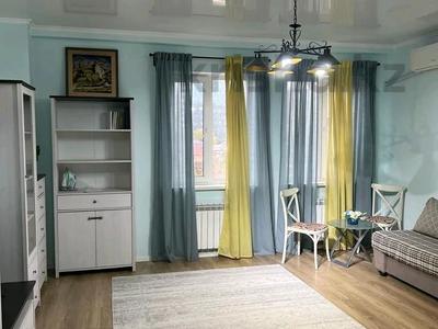 1-комнатная квартира · 52 м² · 4/16 этаж, мкр Орбита-1, Торайгырова Навои 208 за 20 000 〒 в Алматы, Бостандыкский р-н