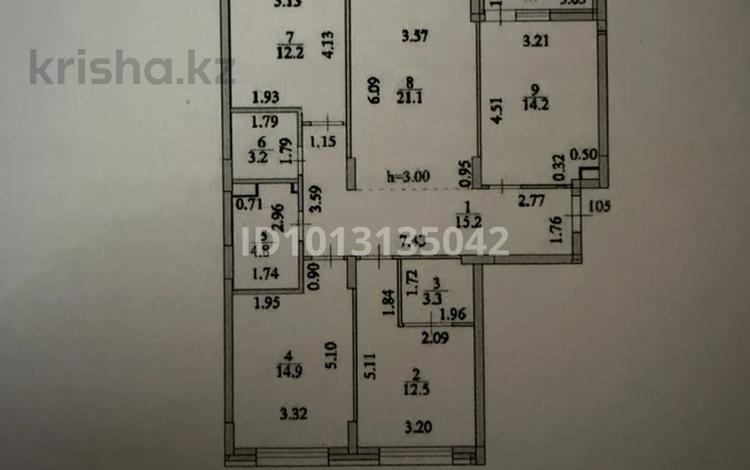 4-комнатная квартира · 103.1 м² · 2/9 этаж, Казыбек Би 7, 7а, 9, 9/1, 9/2, 9/3 за 95 млн ₸ в Астане, Нура р-н — фото 2
