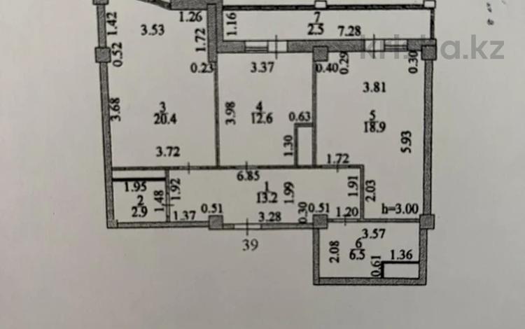 2-комнатная квартира · 77 м² · 12/13 этаж, Керей и Жанибек хандар 22 за 50 млн ₸ в Астане, Есильский р-н — фото 19
