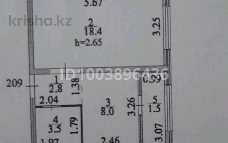 1-комнатная квартира · 35 м² · 16/17 этаж, Вдоль ул. 37 41 — бином школа за 21 млн 〒 в Астане, Есильский р-н — фото 2